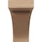 Ekena Millwork 10"W x 30"D x 20"H Classic Viola Rough Cedar Woodgrain TimberThane Corbel, Primed Tan CORUR10X30X20VIORCPR - alternate 4